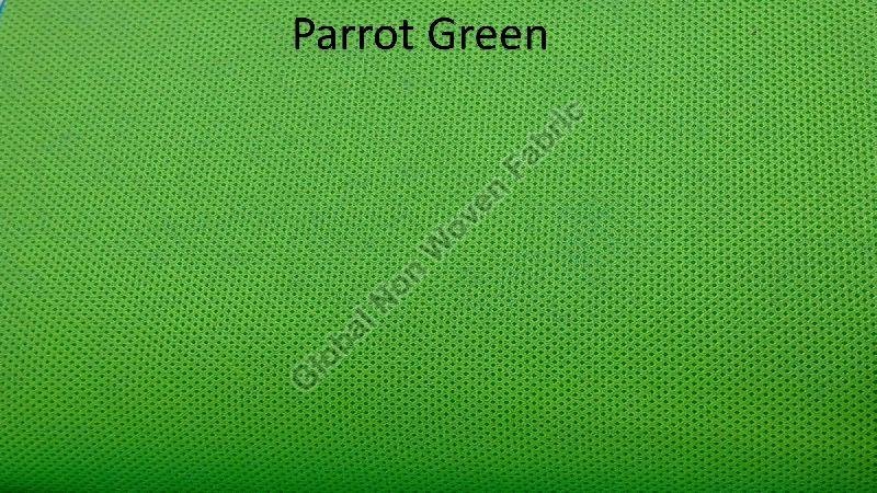 Plain Parrot Green Non Woven Fabric