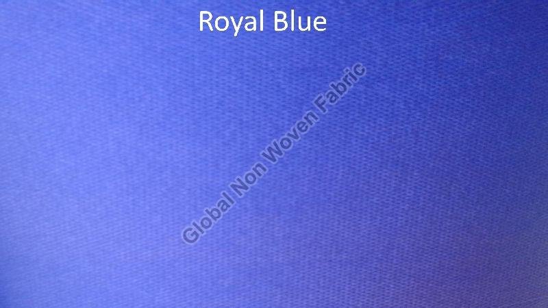 Plain Royal Blue Non Woven Fabric
