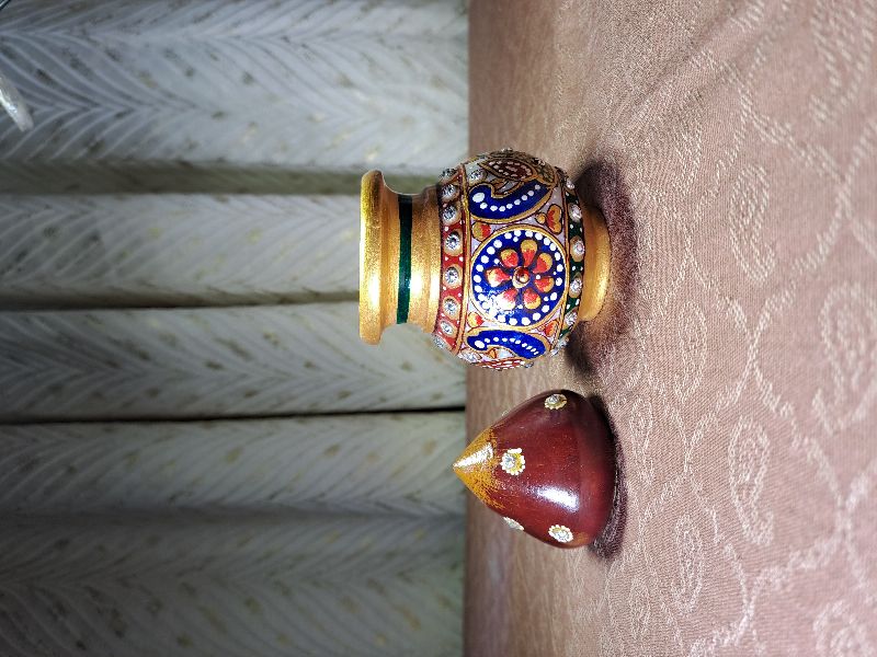 3 Inch Fancy Marble Kalash