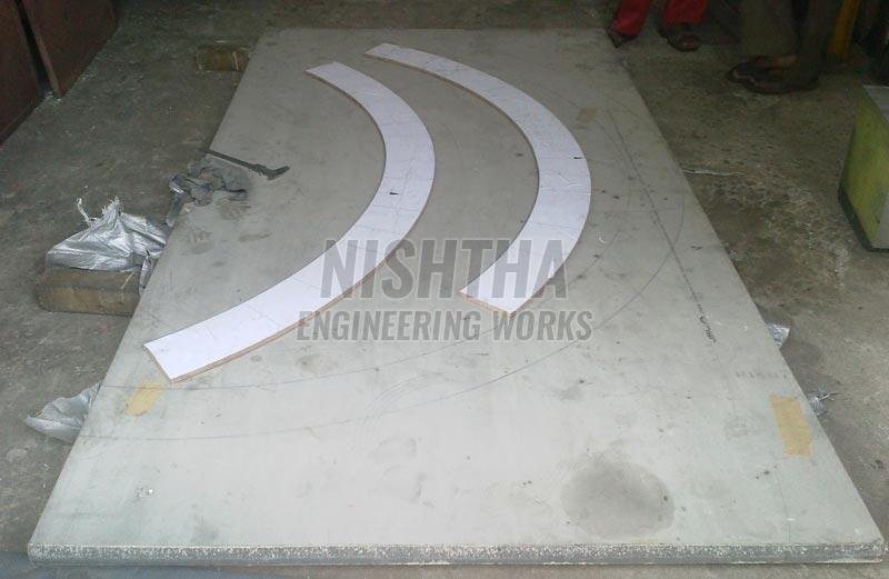 SS 316l Plate 40mm Thick Cutting in Profile