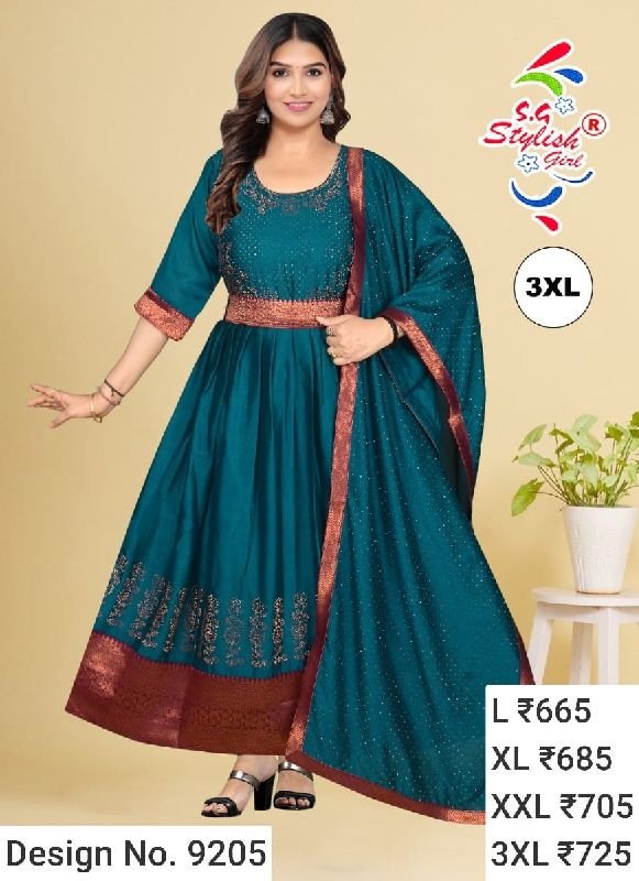 Des. No. 9205 Ladies Modern Gown