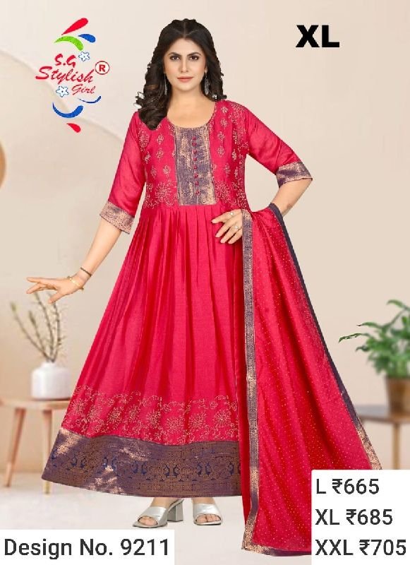 Des. No. 9211 Ladies Modern Gown