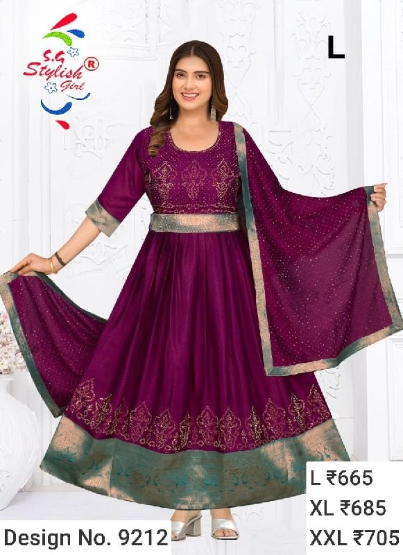 Des. No. 9212 Ladies Modern Gown