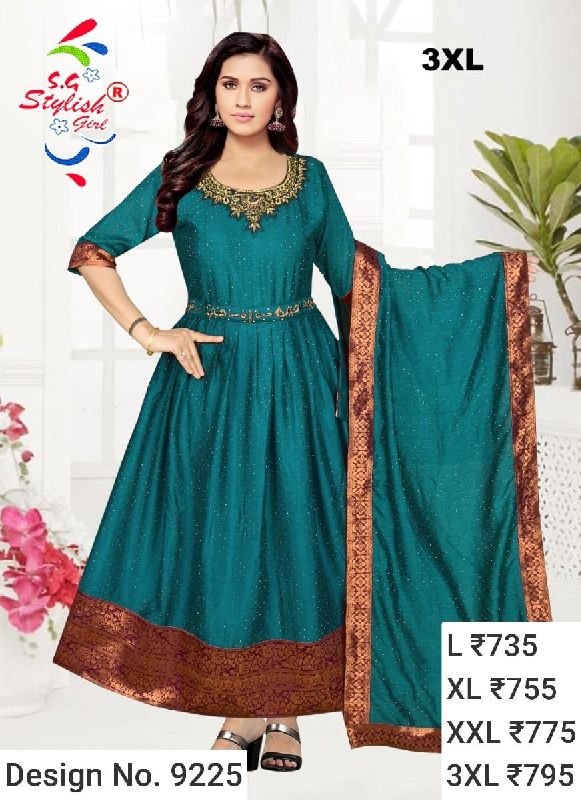 Des. No. 9225 Ladies Stylish Gown