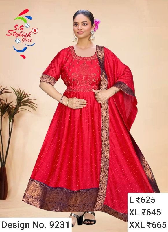 Des. No. 9231 Ladies Modern Gown