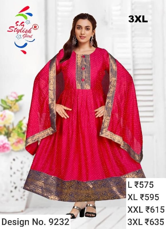 Des. No. 9232 Ladies Modern Gown