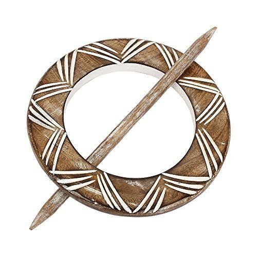 HHC174 Wooden Curtain Tie Back
