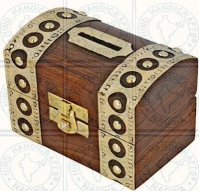 HHC228 Wooden Money Bank