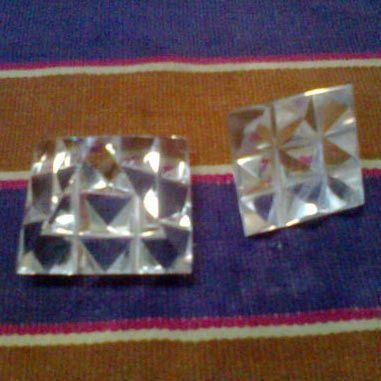 Cut Gemstone Pyramids