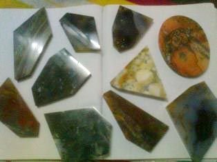 Polished Plate Worry Gemstones