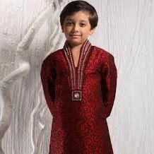 Boys Red Kurta