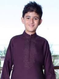 Boys Purple Kurta