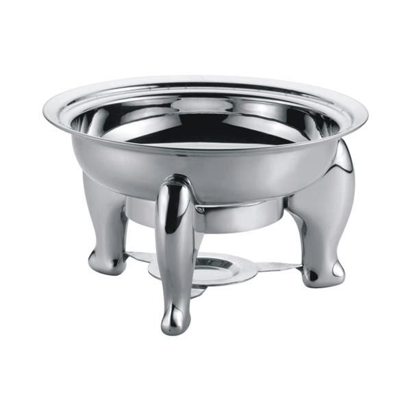 Elegant Shaped Stainless Steel Snack Warmer