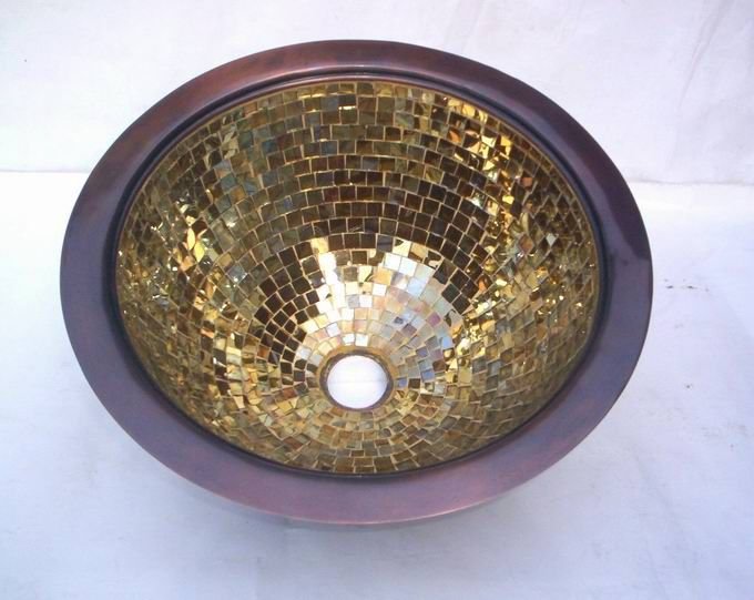 Copper Designer Wash Basin 18