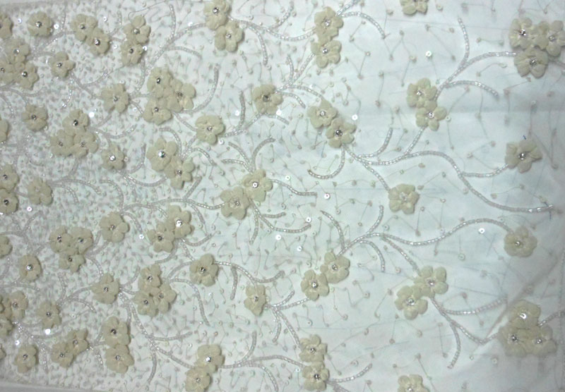 Embroidered Bridal Fabrics