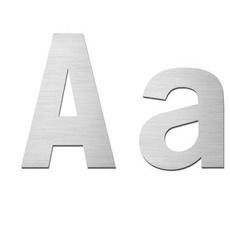 Stainless Steel Letter 03