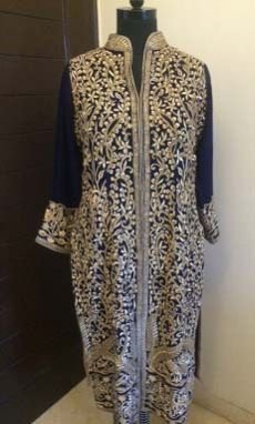 Black Georgette Kurti