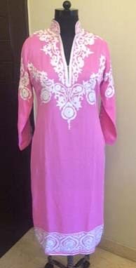Pink Georgette Kurti