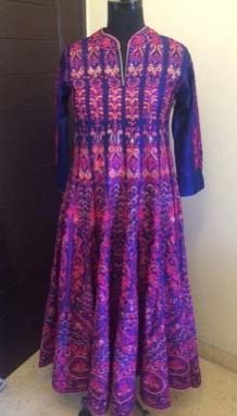 Royal Blue Anarkali Suit