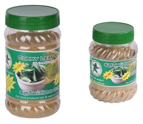 Organic Curry Leaf Powder Jar