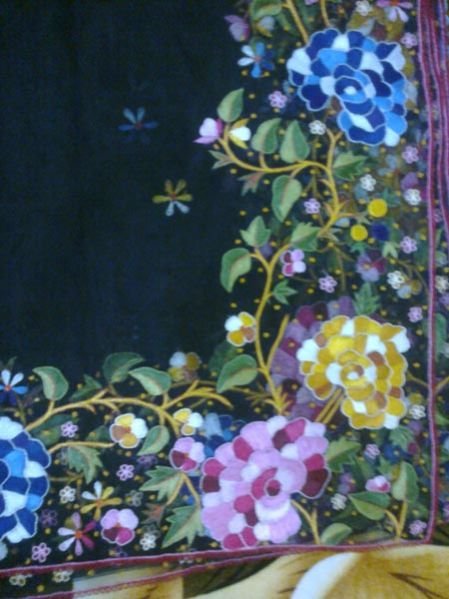 dupatta with four side border