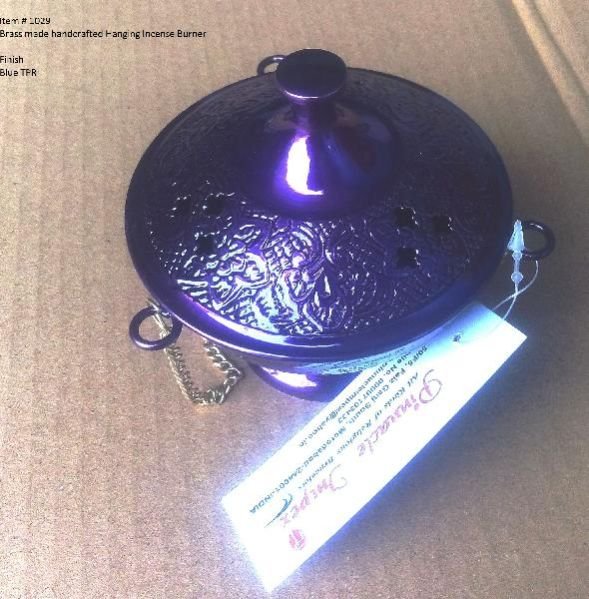 1029 Brass Handcrafted Incense Burner