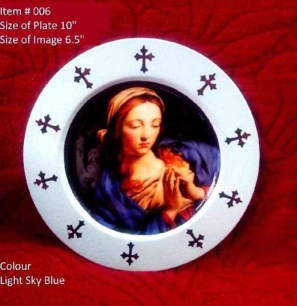 Religious Wall Hanging Plates (006)
