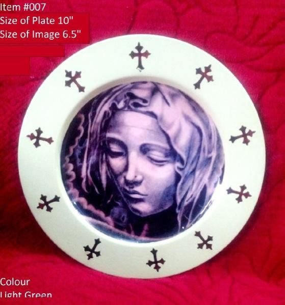 Religious Wall Hanging Plates (007)