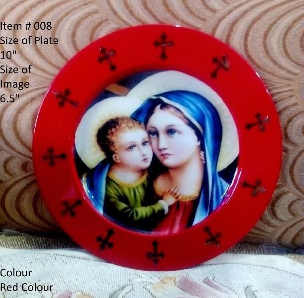 Religious Wall Hanging Plates (008)