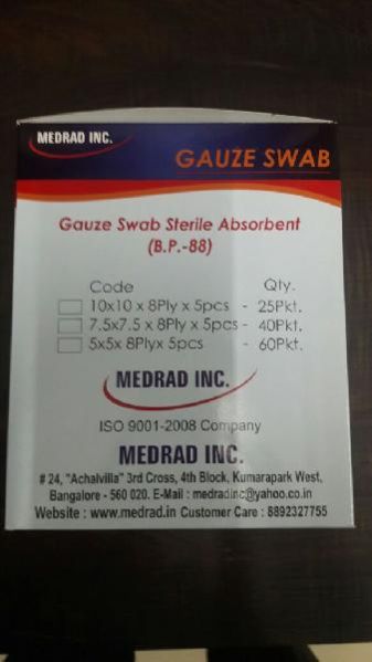 Sterile Absorbent Gauze Swab 02