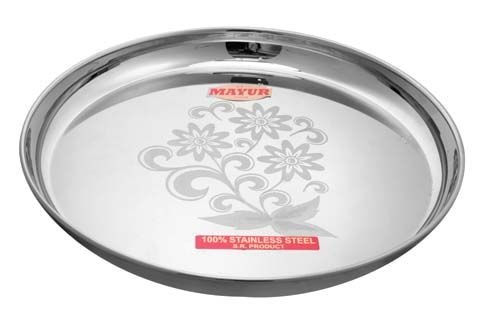 Stainless Steel Dinner Plate 01