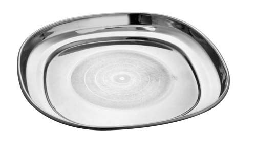 Stainless Steel Dinner Plate 08