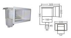 Wide Mouth Wall Skimmer