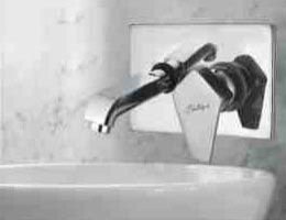 yaris wall mounted basin mixer with ajustable spout