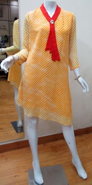 Yellow Laheria Tunic