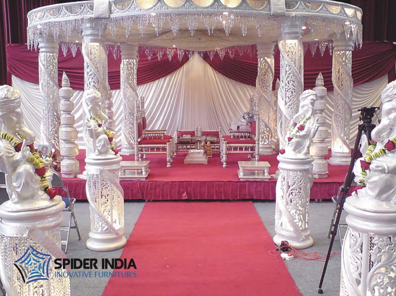 Glittering Crstal Wedding Mandaps