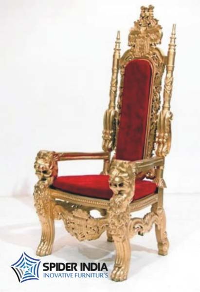 Golden Wedding Throne Chairs