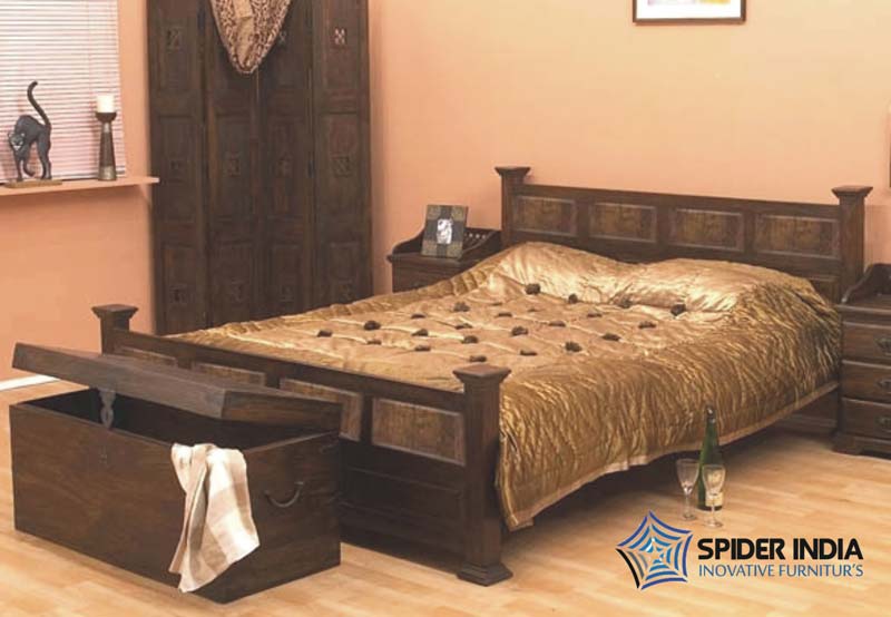 Jaipur Wooden Bed