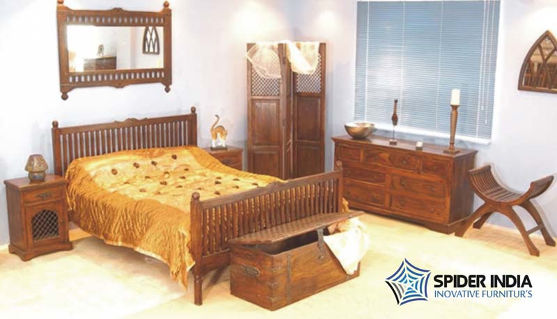Jodhpur Wooden Bed