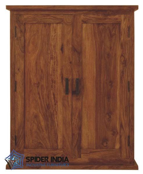 Madhu Space Saver Wooden Wardrobe