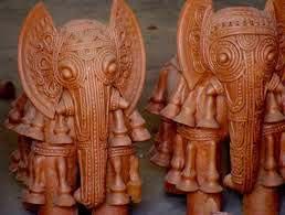 Terracotta Elephant Statue 01