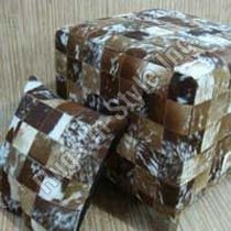 Leather Ottoman & Cushion Cover