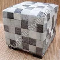 Leather Stool (Small Block)