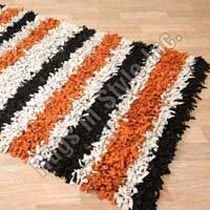 Multi Color Stripe Shag (Wood Stripe)