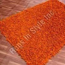 Plain Leather Shag (Orange)