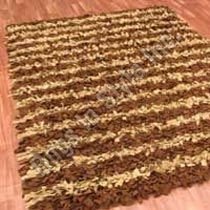 Stripe Patter Shag (Beige & Brown)