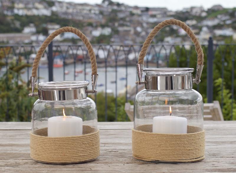 Wooden & Metal Candle Lantern (Item 206)