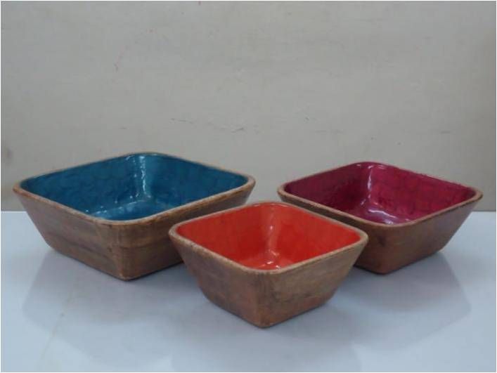 Wooden Serving Bowl (Item 704)