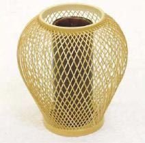 Cane Round Shaped Table Lamp