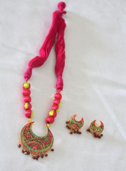 Meenakari Pendant Set 06